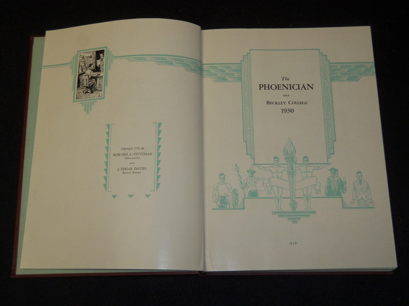 1930 THE PHOENICIAN BECKLEY COLLEGE YEARBOOK - HARRISBURG PENNSYLVANIA - YB 1878