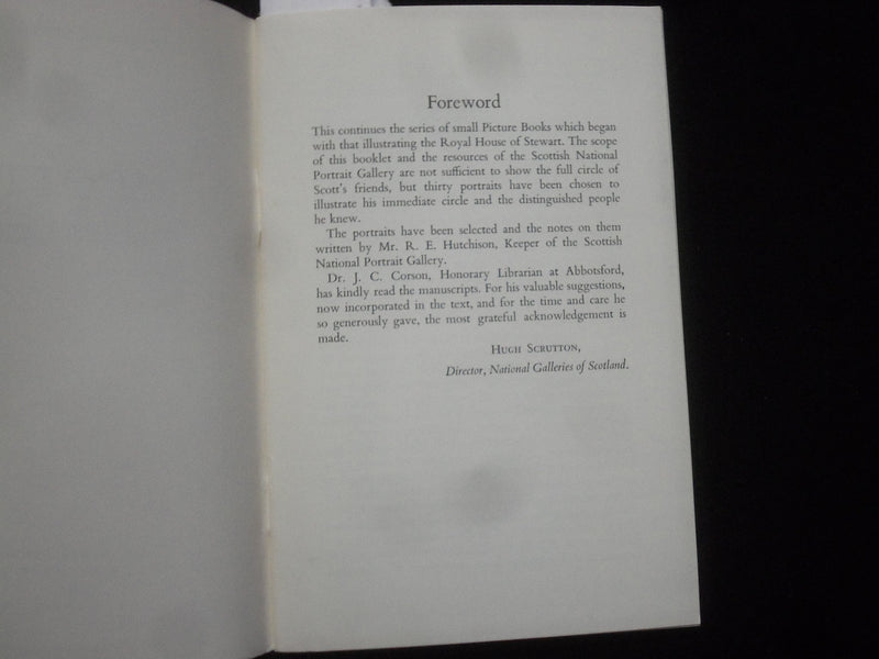 1964 SCOTT AND HIS CIRCLE SOFTCOVER BOOK - SCOTTISH NATIONAL GALLERY - J 9857