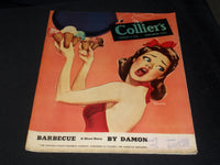 1941 AUGUST 2 COLLIER'S MAGAZINE NICE FRONT COVER & ADS - E 4345