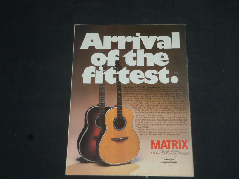 1982 MARCH CREEM MAGAZINE - JAGGER, BENATAR, SPRINGSTEEN COVER - SP 7918