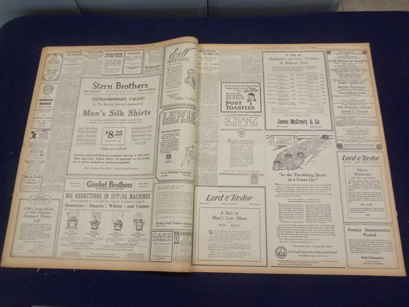 1920 APRIL 21 NEW YORK TIMES - TORNADO KILLS 140 IN SOUTHERN STATES - NT 8298
