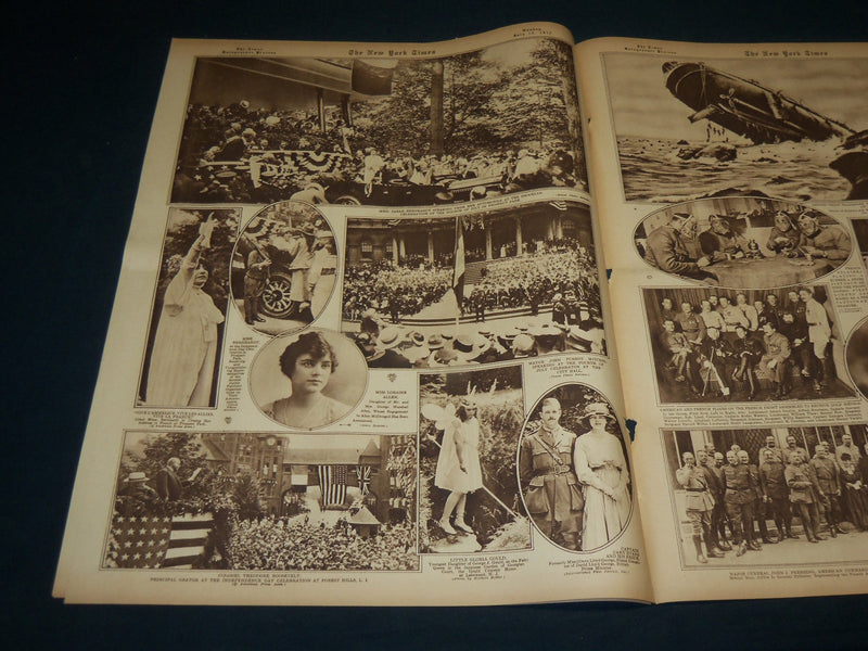 1917 JULY 15 NEW YORK TIMES ROTO PICTURE SECTION - RUSSIAN COMMISSION - NT 8989