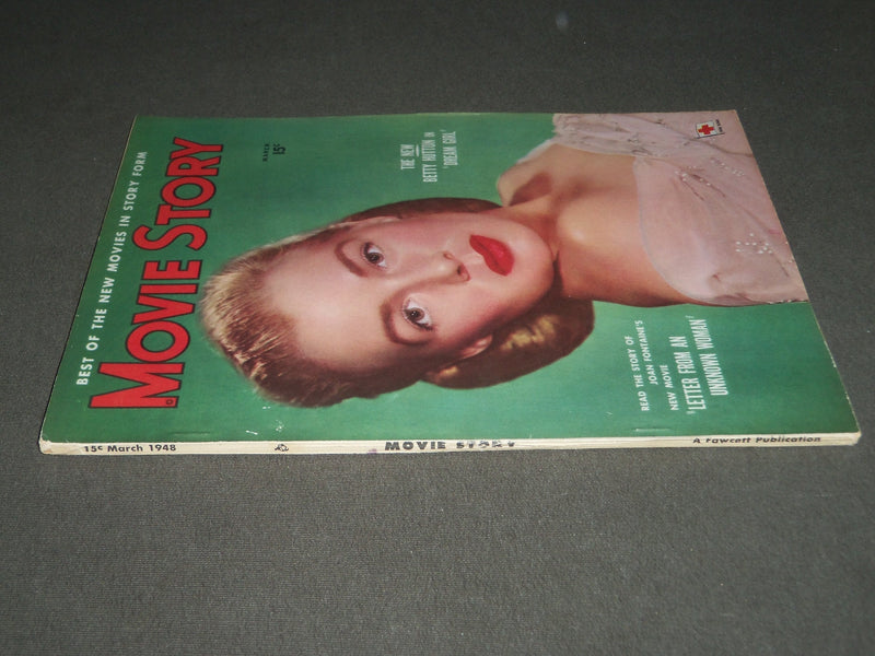 1948 MARCH MOVIE STORY MAGAZINE - JOAN FONTAINE COVER - NICE ADS - M 68