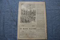 1875 DEC 11 LE MONDE ILLUSTRE MAGAZINE - EXPOSTION DES CEUVRES- FRENCH - NP 8456