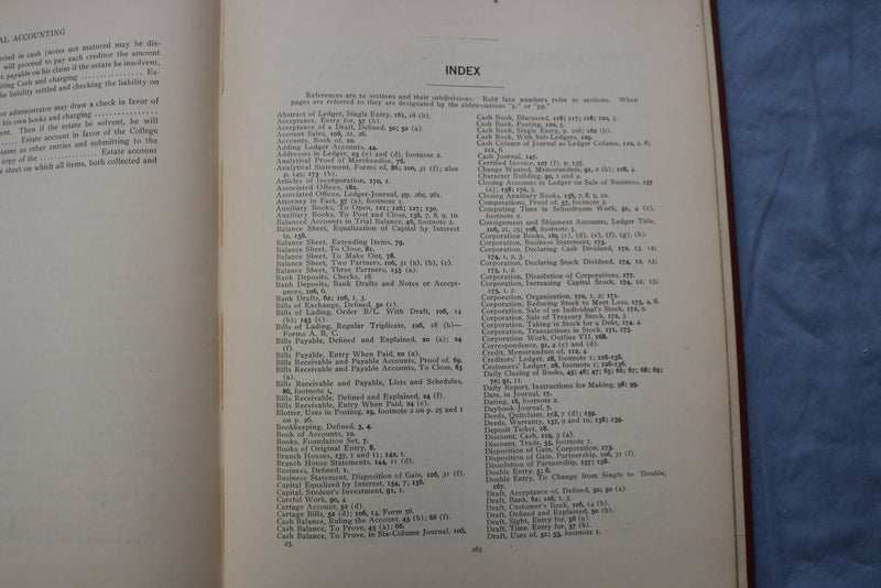 1912 CAMPBELL'S ACTUAL ACCOUNTING HARDCOVER BOOK BY THOMAS CAMPBELL - KD 9586