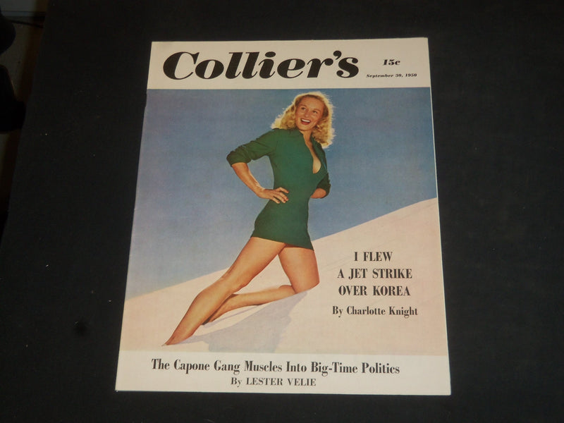 1950 SEPTEMBER 30 COLLIER'S MAGAZINE - I FLEW A JET STRIKE OVER KOREA - SP 8360