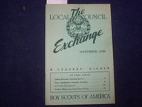 1945 SEPTEMBER THE LOCAL COUNCIL EXCHANGE BOY SCOUTS - J 9465
