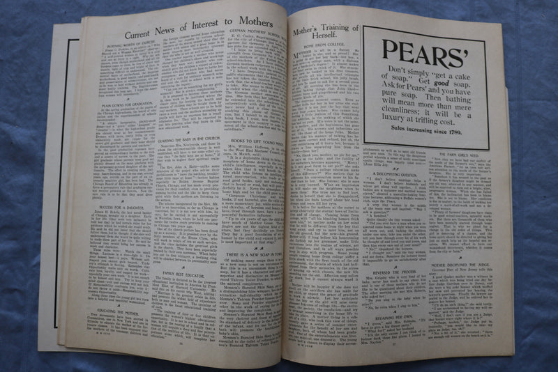 1908 JUNE THE MOTHER'S MAGAZINE - GREAT ILLUSTRATIONS & STORIES - ST 1000C