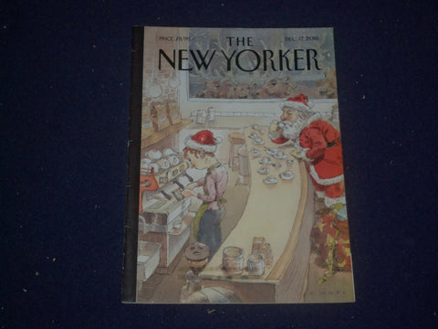 2018 DECEMBER 17 THE NEW YORKER MAGAZINE - ILLUSTRATED COVER - NY 2311