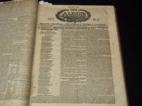 1830-1831 THE ALBION WEEKLY GAZETTE BOUND VOLUME NO. 9 - NEW YORK - R 89Z
