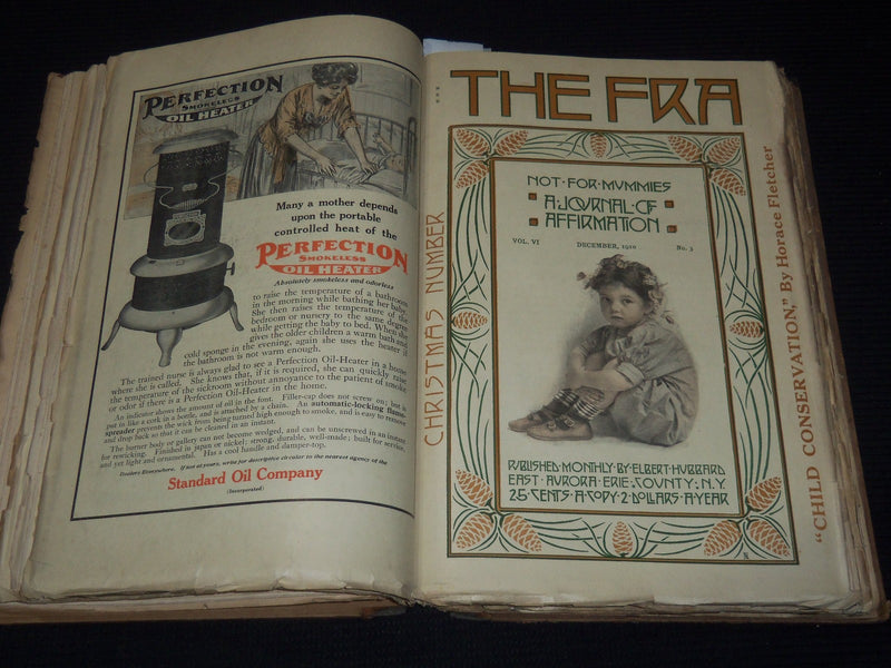 1910 OCT-1911 MARCH THE FRA JOURNAL MAGAZINE BOUND VOLUME - HUBBARD - KD 5403B
