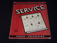 1939 JULY SERVICE MAGAZINE - THE I-F AMPLIFIER FRONT COVER - E 6282