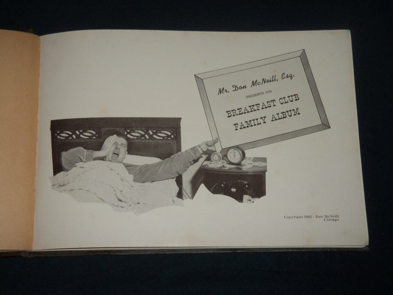 1942 DON MCNEILL'S BREAKFAST CLUB FAMILY ALBUM - NICE PHOTOS - KD 5284