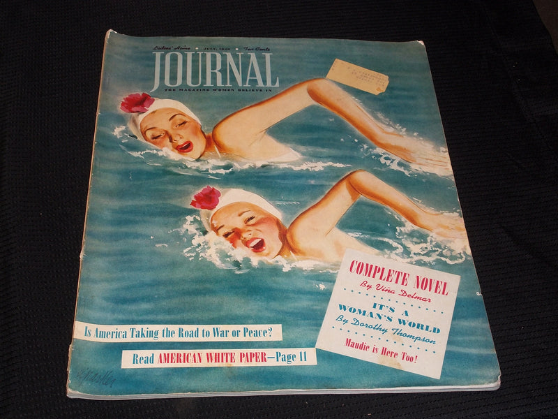 1940 JULY LADIES' HOME JOURNAL MAGAZINE - NICE ILLUSTRATED FRONT COVER - E 4432