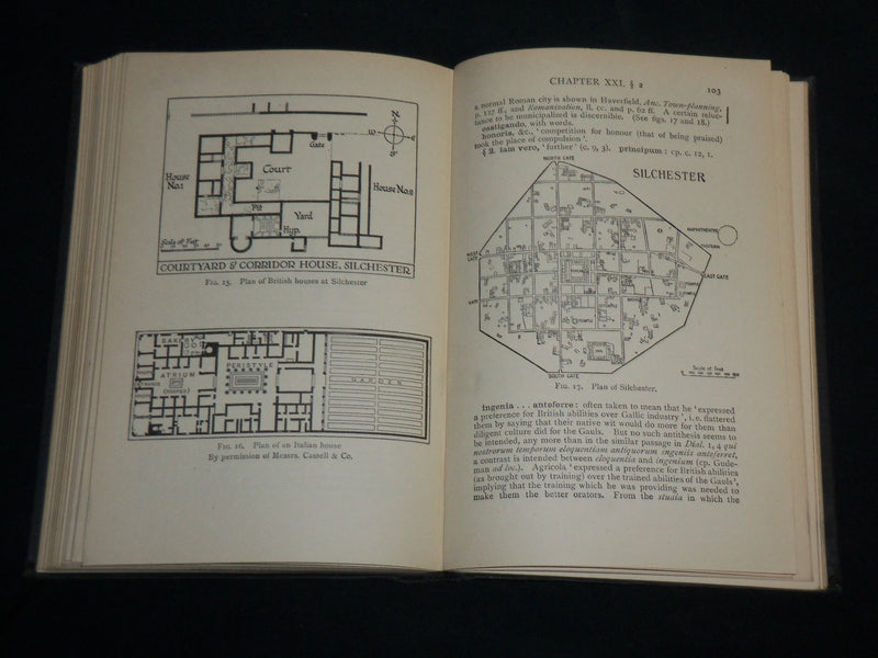 1939 CORNELII TACTTI DE VITA AGRICOLAE AMERSON HARDCOVER BOOK - KD 6660