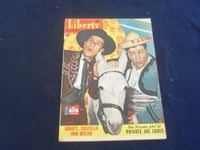 1942 MAY 23 LIBERTY MAGAZINE - ABBOTT, COSTELLO AND HITLER - B 4197L