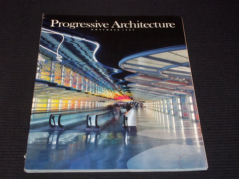 1987 NOVEMBER PROGRESSIVE ARCHITECTURE MAGAZINE - JAHN'S O'HARE - E 4130