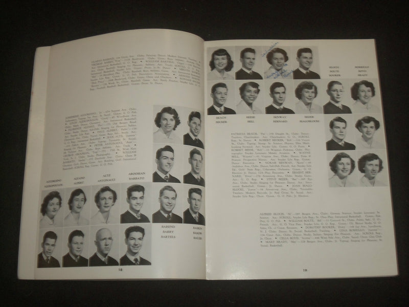 1951 HENRY SNYDER HIGH SCHOOL YEARBOOK - JERSEY CITY, NEW JERSEY - YB 2237