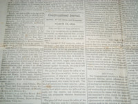 1842 MARCH 18 CONGREGATIONAL JOURNAL NEWSPAPER - CONCORD NEW HAMPSHIRE - NP 614J
