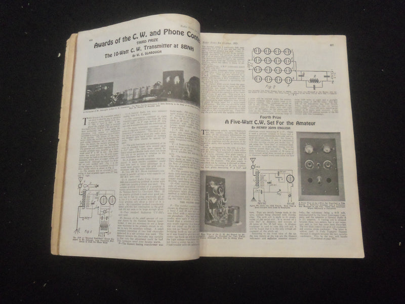 1923 OCTOBER RADIO NEWS MAGAZINE - WHY GIRLS LEAVE HOME - B 433E