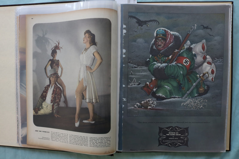 CELEBRITY AND CARTOON MAGAZINE PAGES SCRAPBOOK - #44