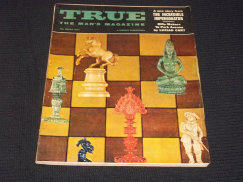 1957 MARCH TRUE MAGAZINE VERY NICE MAN'S COVER & ISSUE - E 3737