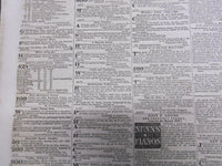 1841 NATIONAL GAZETTE LITERARY COMMERCIAL REGISTER NEWSPAPER LOT OF 19 - NP 1456