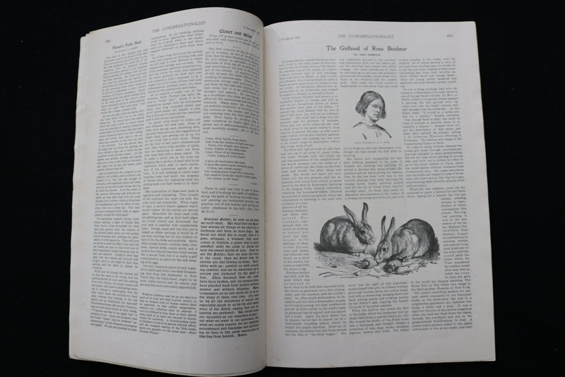 1897 NOV 4 THE CONGREGATIONALIST MAGAZINE - HENRY BEECHER- LYMAN ABBOTT - K 2350