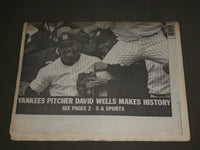 1998 MAY 18 NEW YORK DAILY NEWS - NY YANKEES DAVID WELLS PERFECT GAME - NP 3055