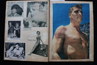1950'S MOVIE STARS SCRAPBOOK -KIRK DOUGLAS-GINGER ROGERS-BURT LANCASTER- E 24924