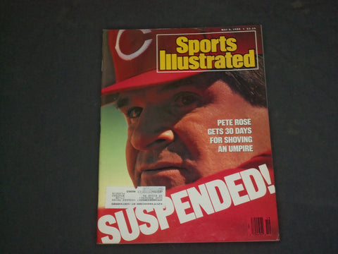 1988 MAY 9 SPORTS ILLUSTRATED MAGAZINE - PETE ROSE SUSPENDED COVER - SP 9152