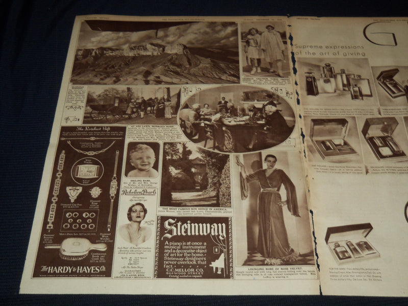 1930 DECEMBER 14 PITTSBURGH SUN TELEGRAPH GRAVURE - WINTER AT QUEBEC - NT 9592