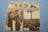 1945-1947 LE PATRIOTE ILLUSTRE MAGAZINE - FRENCH - LOT OF 24 - O 3850