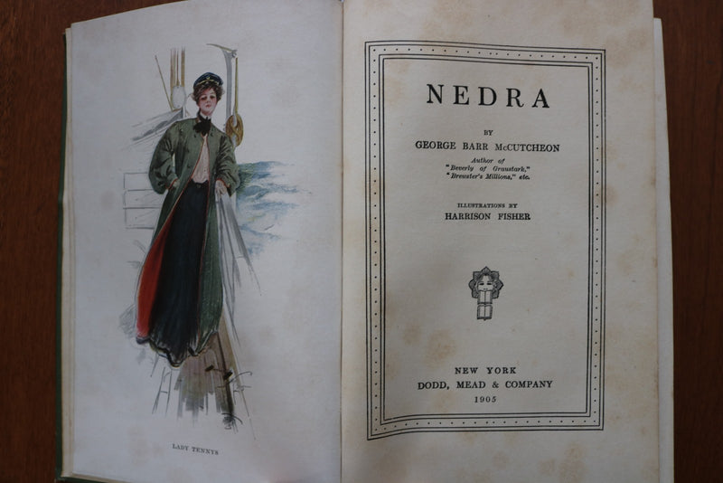 1905 NEDRA BY GEORGE BARR MCCUTCHEON - HARRISON FISHER ILLUSTRARTIONS - KD 9604