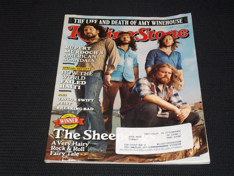 2011 AUGUST 18 ROLLING STONE MAGAZINE - THE SHEEPDOGSS FRONT COVER - E 1711