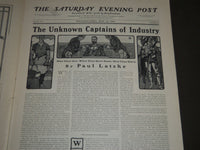 1902 MAY 10 THE SATURDAY EVENING POST MAGAZINE - HARRISON FISHER COVER - SP 1041