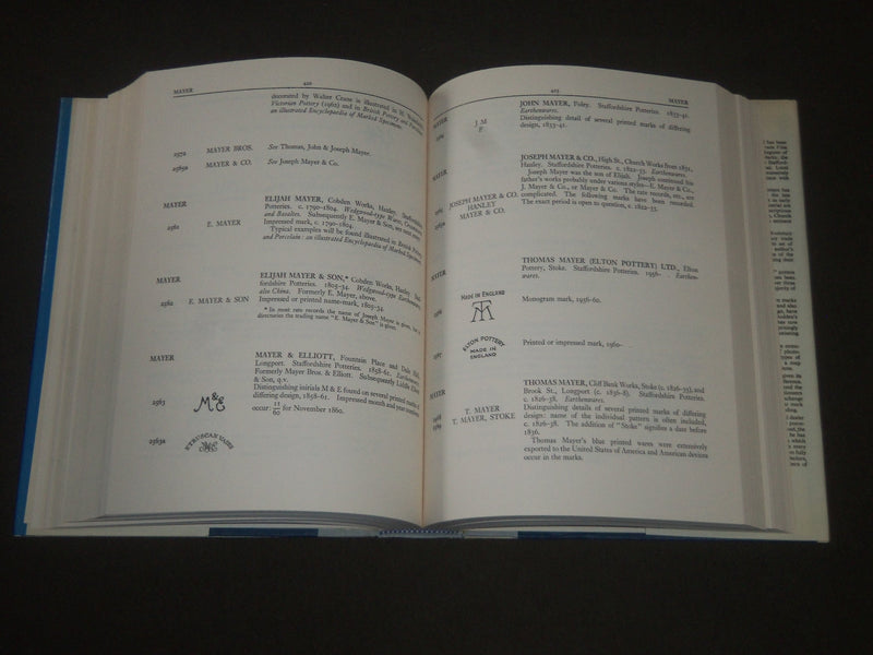1964 ENCYCLOPEDIA OF BRITISH POTTERY & PORCELAIN MARKS BY GODDEN - KD 4070