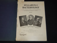 1901 SYLLABUS OF BACTERIOLOGY DESIGNED TO AID PHYSICIAN - 5 PLATES - J 7953