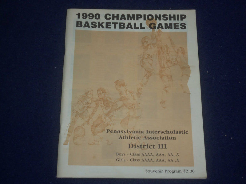 1990 CHAMPIONSHIP BASKETBALL GAMES - PA. INTERSCHOLASTIC A.A. PROGRAM - ST 6533