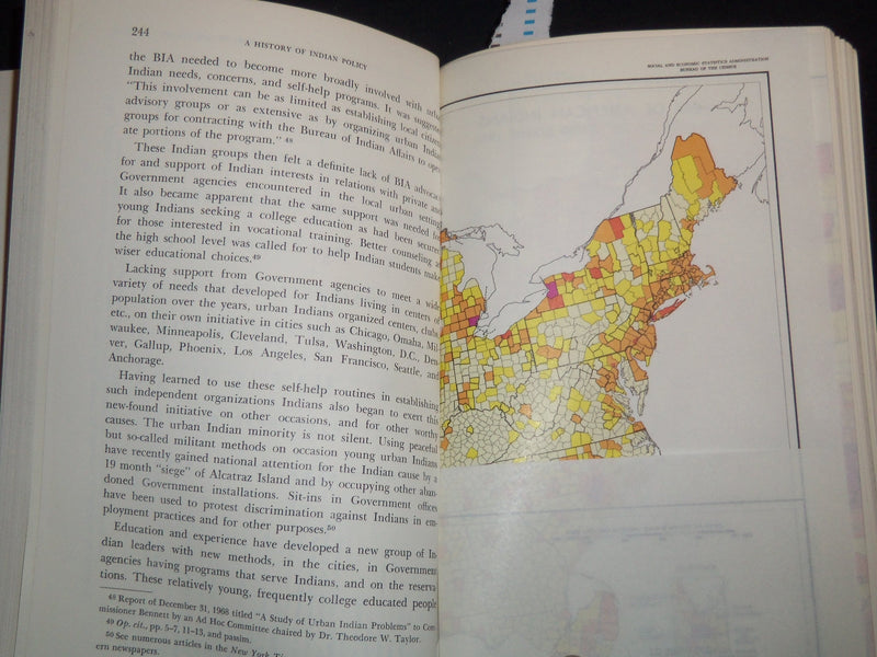 1973 A HISTORY OF INDIAN POLICY HARDCOVER BOOK BY S. LYMAN TYLER - KD 4351Z