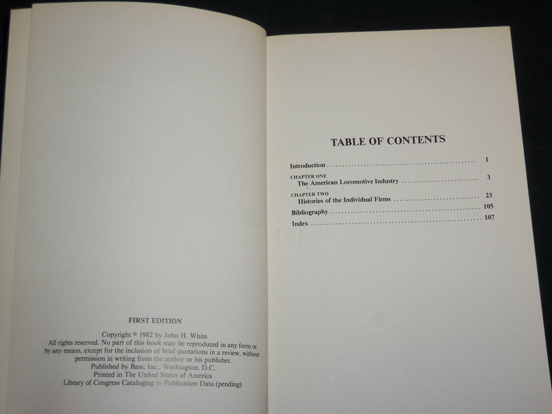 1982 AMERICAN LOCOMOTIVE BUILDERS IN THE STEAM ERA SOFTCOVER BOOK - KD 7111