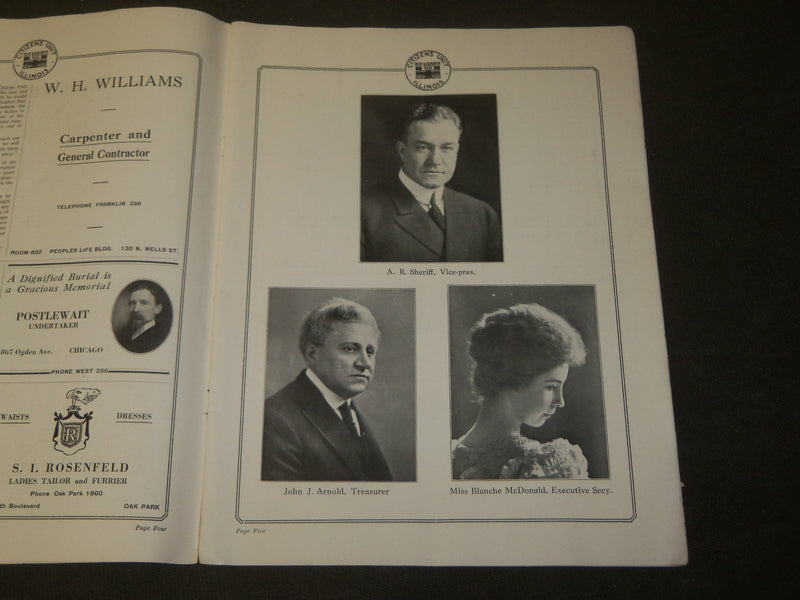 1919 BENEFIT DANCE AND ENTERTAINMENT FOR 108TH ENGINEERS PROGRAM - J 3568