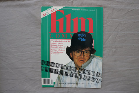 1989 NOVEMBER-DECEMBER FILM COMMENT MAGAZINE - MICHAEL MOORE COVER - E 24057