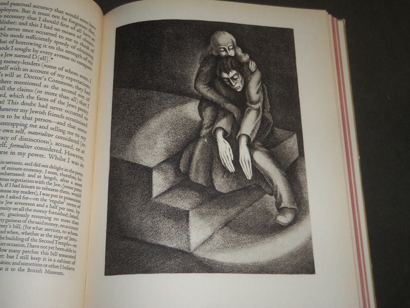 1950 CONFESSIONS OF AN ENGLISH OPIUM-EATER BOOK BY THOMAS DE QUINCEY - KD 4926