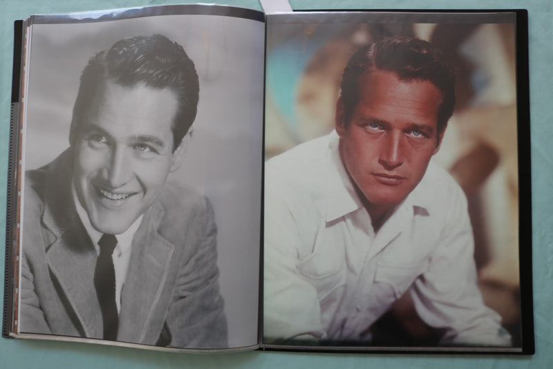 MOVIE STARS COLOR PHOTOS SCRAPBOOK -ROBERT WAGNER - LANCASTER - HESTON - #59