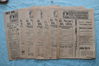 1890'S-1900'S EARLY THEATRE BROADSIDES - 75+ PIECES - GREAT LOT - K 3327