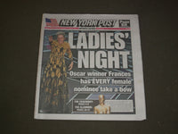 2018 MARCH 5 NEW YORK POST NEWSPAPER - FRANCES MCDORMAND WINS OSCAR - #METOO ERA