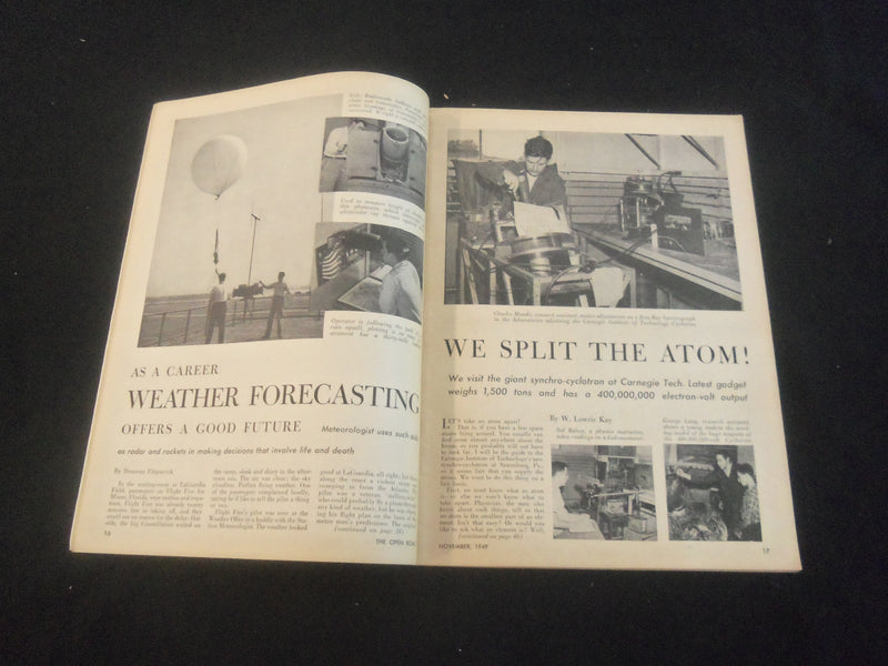 1949 NOVEMBER OPEN ROAD MAGAZINE - SID LUCKMAN, STAR QUARTERBACK - B 5530K