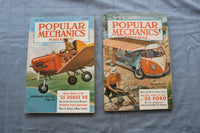 1951-1956 POPULAR MECHANICS MAGAZINE - LOT OF 16 - O 3338