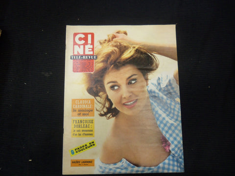 1965 JULY 15 CINE TELE-REVUE FRENCH MAGAZINE - VALERIE LAGRANGE COVER - E 24699